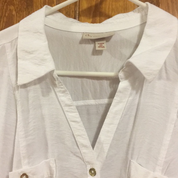 Blouse, fitted bodice size 2X - Picture 2 of 5